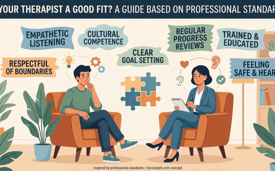 Is Your Therapist a Good Fit? A Guide Based on Professional Standards